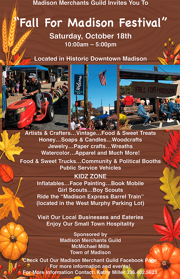 10 18 25 FALL FOR MADISON 10 18 25 FALL FOR MADISON